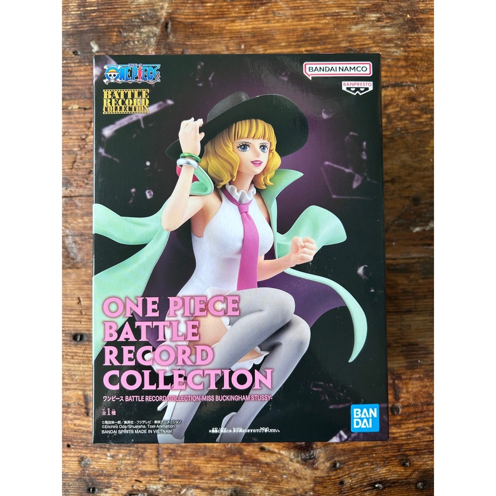 Banpresto One Piece Battle Record Collection Stussy Figure NIB Mint Green Cape